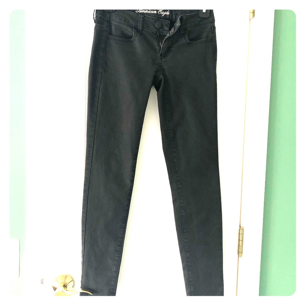 Black AE Skinny Jeans